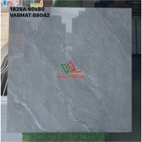 gạch 80x80 bóng kiếng vân xám cao cấp bình tân 