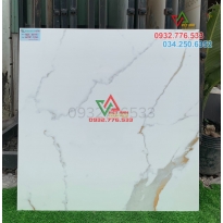 Gạch 80×80 đá bóng kiếng toàn phần màu trắng vân xám