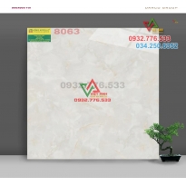 Gạch 80x80 đá bóng kiếng toàn phần ốp nền nhà mã 8063