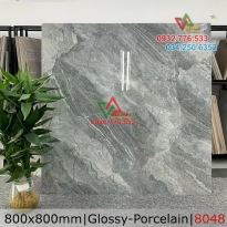 Gạch 80x80 đá bóng màu xám cao cấp mã 8048