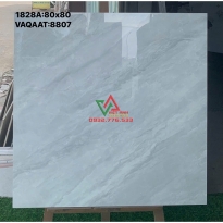 Gạch 80x80 đá bóng màu xanh ngọc bích nhạt hàng VN