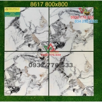 Gạch 80x80 đá marble nhập khẩu Trung Quốc mã 8617
