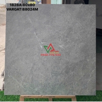Gạch 80x80 đá mờ màu xám vân trắng hàng có sẵn trong kho