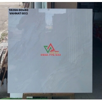 Gạch 80x80 ghi trắng vân mây bóng kiếng Việt Nam