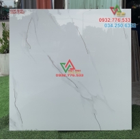 Gạch 80x80 hàng nhập khẩu TQ màu trắng vân khói xám