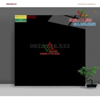 Gạch 80x80 màu đen huyền bí không hoa văn mã 8031