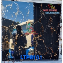 Gạch 80x80 màu đen vân cam hàng nhập khẩu TQ tại Lò Gốm