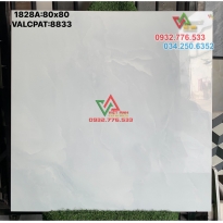 Gạch 80x80 màu trắng bóng kiếng mã 8833 lát nền nhà