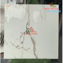 Gạch 80x80 màu trắng bóng kiếng vân mây hàng nhập Ấn Độ