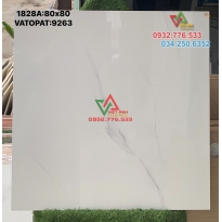 Gạch 80x80 màu trắng khói lát nền mọi không gian