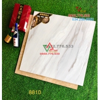 Gạch 80x80 màu trắng sọc xám nhẹ mã 8810