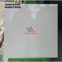 Gạch 80x80 màu trắng trơn bóng kiếng viglacera hàng VN