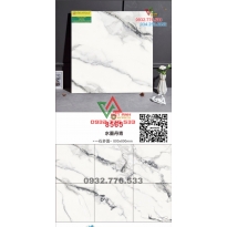 Gạch 80x80 màu trắng vân đen lát nền biệt thự mã 8565