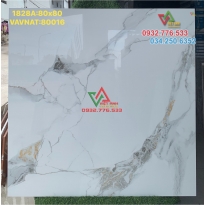 Gạch 80x80 màu trắng vân khói mã 80016 sang trọng