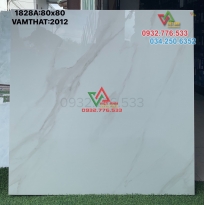 Gạch 80x80 màu trắng vân khói nhập khẩu Ấn Độ cao cấp