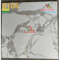 Gạch 80x80 màu trắng vân màu xám nhạt 8105