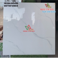 Gạch 80x80 màu trắng vân mây đá bóng kiếng đá granite