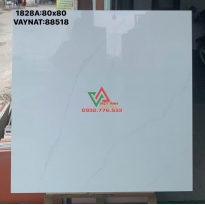 Gạch 80x80 màu trắng vân mây hàng VN giá ưu đãi