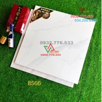 Gạch 80x80 màu trắng vân mây mã 8566