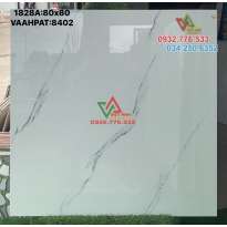 Gạch 80x80 màu trắng vân mây nhẹ đang sale tới 50%