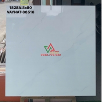 Gạch 80x80 màu trắng vân xám nhẹ tại HCM