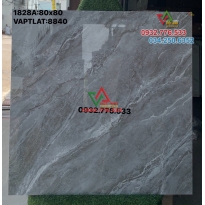 Gạch 80x80 màu xám đậm đá glossy mã 8840