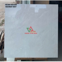 Gạch 80x80 trắng ghi vân đá nhẹ bóng kiếng Việt Nam