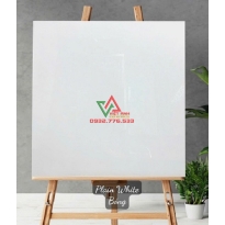 Gạch 80x80 Trắng Trơn Bề Mặt Bóng Ấn Độ