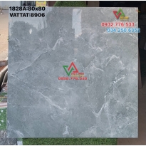 Gạch 80x80 vân đá màu xám đá bóng kiếng hàng VN