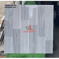 GẠCH 80X80 VÂN GỖ XÁM SÁNG CMC