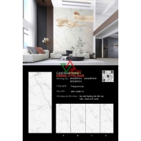 Gạch Ốp Lát 90x180 Bóng Màu Trắng Vân Đá Xám