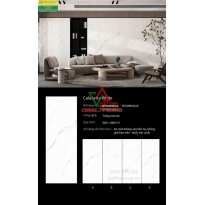 Gạch 90x180 Calacatta White Đá Nung Kết