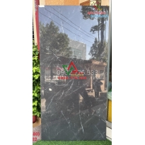 Gạch 90x180 khổ lớn nhập khẩu TQ màu đen vân trắng nhẹ cao cấp