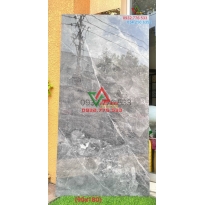 Gạch 90x180 màu xám vân trắng trang trí nhà ở