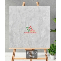 Gạch Ấn 80x80 Xám Trắng Vân Đá Onyx Loang Mây Bóng