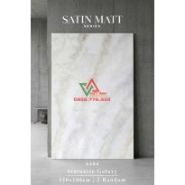 Gạch Ấn Độ 120x180 Marble Trắng Satin 4404 Statuario Galaxy