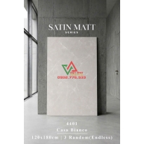 Gạch Ấn Độ 120x180 Vân Đá Xám Nhạt Satin 4401 Casa Bianco