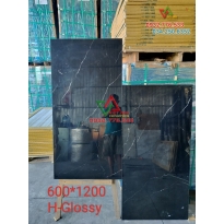 Gạch Ấn Độ 60x120 màu đen vân trắng bóng kiếng hàng cao cấp