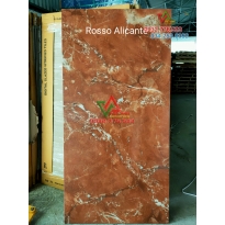 Gạch Ấn Độ siêu bóng kiếng 600x1200 đá marble cẩm thạch màu nâu đỏ