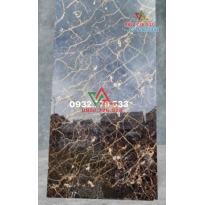 Gạch ánh kim 60x120 màu nâu vân cam sang trọng hàng bóng kiếng