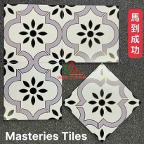 Gạch Bông Trang Trí 30x30 Khắc Kim Tân Cổ Điển