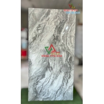 Gạch đá 90x180 khổ lớn màu xám trắng trang trí bậc thang