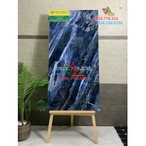 Gạch đá bóng kiếng 60x120 màu xanh dương