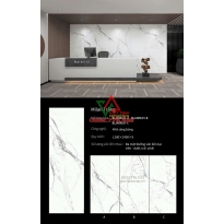 GẠCH ĐÁ NUNG KẾT 90X180 MILAN TRẮNG ĐÁ BÓNG KIẾNG