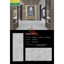 Gạch Đá Nung Kết Hamprius Xám 90x180