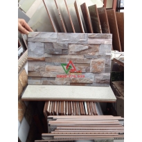 Gạch giả đá ốp tường mặt tiền