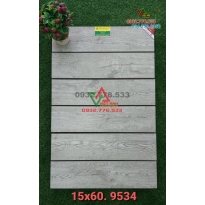 Gạch giả gỗ màu xám 15x60 mã 9534