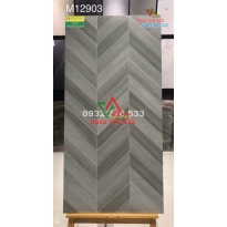 Gạch giả gỗ màu xám 60x120 lát nền sang trọng