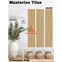 Gạch gỗ mờ 20x100 ốp nền phòng ngủ