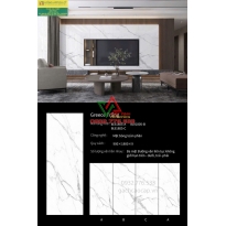 Gạch Greece Trắng Đá Nung Kết 90x180